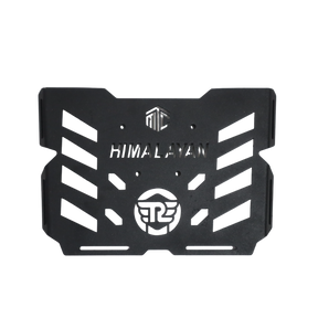 MotoCare big carrier plate Himalayan 411 installed