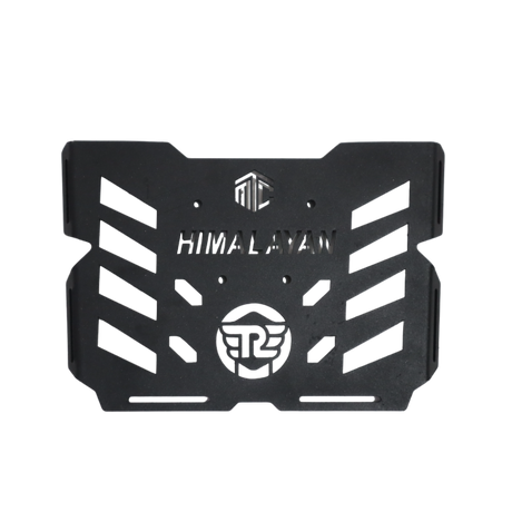 MotoCare big carrier plate Himalayan 411 installed