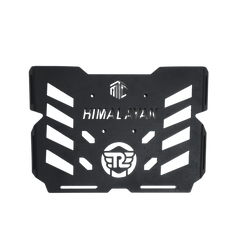 MotoCare big carrier plate Himalayan 411 installed