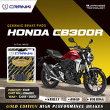 CRANK1 Ceramic Rear Brake Pads CRM281 for Honda CB300R 2018-2021