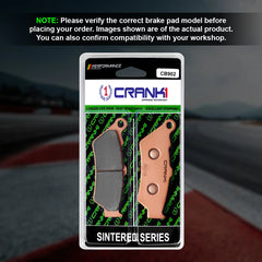CRANK1 Sintered Front Brake Pads CB902 For Benelli TRK 502 2017 Onwards Motorcycle