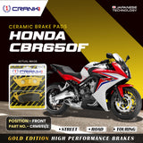 CRANK1 CRM651/2 ceramic front brake pads for Honda CBR650F motorcycle
