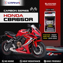 CRANK1 CFB976 carbon brake pads front for Honda CBR650R 2019-2023