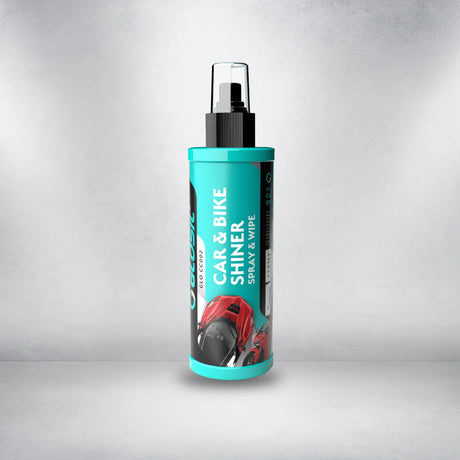 Glosil Car & Bike Shiner Spray with high-gloss polish and UV protection, 200ml
