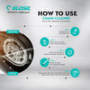 Glosil Bike Chain Cleaner Spray for motorcycles, available in 140ml and 500ml
