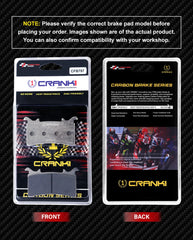 CRANK1 Carbon Brake Pads Front For Honda CBR1000RR-R Fireblade SP 2021-2022 CFB757