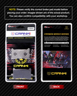 CRANK1 CFB976 Carbon Brake Pads for Honda CBR650R 2021 Front