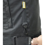 Bison ProGear CLAVIS black red motorcycle riding jacket front view

