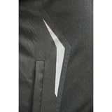 Bison ProGear CLAVIS black red motorcycle riding jacket front view

