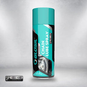 Glosil Bike Chain Lube Spray motorcycle chain lubricant available in 150ml and 500ml
