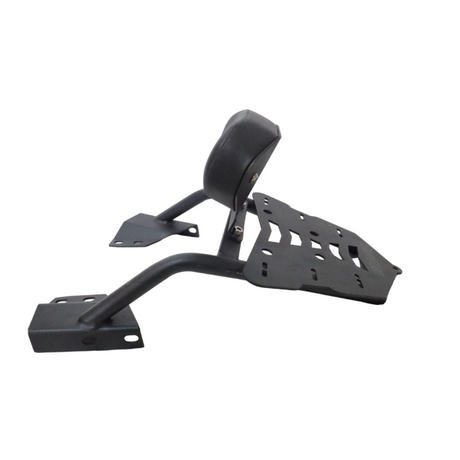 Motocare CNC Carrier Plate with Backrest for Yamaha FZS 25