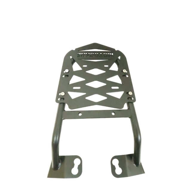 Motocare CNC carrier plate installed on Bajaj Dominar 400