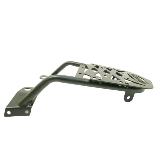 Motocare CNC carrier plate installed on Bajaj Dominar 400