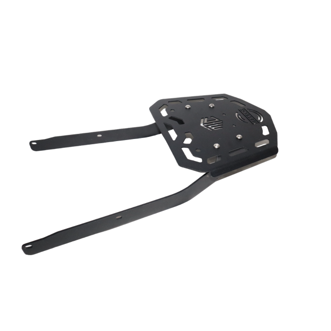 MotoCare CNC Carrier Plate for Royal Enfield Meteor 350 rear luggage rack mount accessory