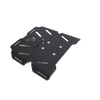 MotoCare CNC carrier plate installed on Hero Xpulse motorcycle rear rack for secure luggage mounting during touring rides