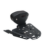 MotoCare CNC backrest carrier for Bajaj Pulsar NS400Z with luggage plate and passenger support
