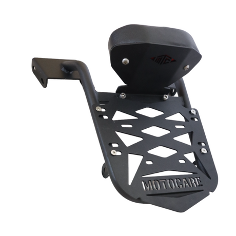 MotoCare CNC carrier plate with backrest Honda CB200X