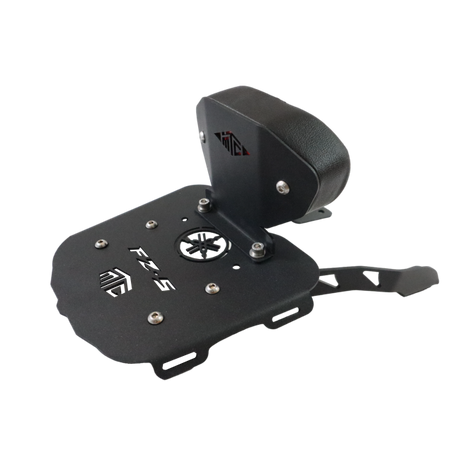 Motocare CNC Carrier Plate with Backrest for Yamaha FZ-S V3 / V4