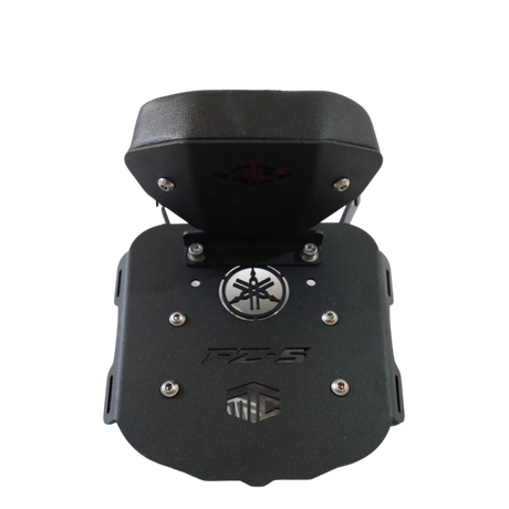 Motocare CNC Carrier Plate with Backrest for Yamaha FZ-S V3 / V4