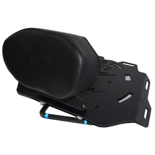 MotoCare CNC carrier plate with backrest for Royal Enfield Himalayan 450