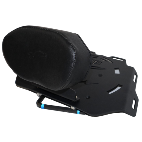 MotoCare CNC carrier plate with backrest for Royal Enfield Himalayan 450