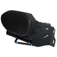 MotoCare CNC carrier plate with backrest for Royal Enfield Himalayan 450