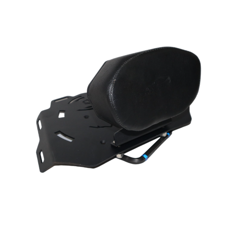 MotoCare CNC carrier plate with backrest for Royal Enfield Himalayan 450