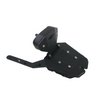 MotoCare CNC carrier plate with backrest for Triumph Scrambler 400X