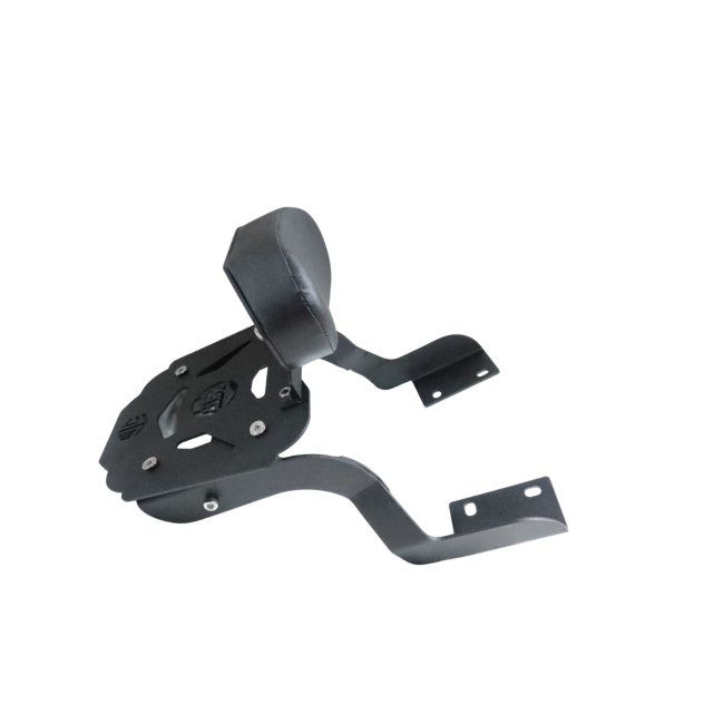 MotoCare CNC Carrier with Backrest for Royal Enfield Interceptor 650 luggage rack passenger support accessory