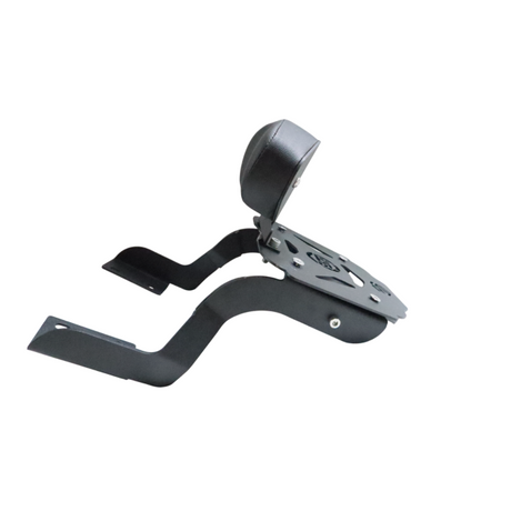 MotoCare CNC Carrier with Backrest for Royal Enfield Interceptor 650 luggage rack passenger support accessory