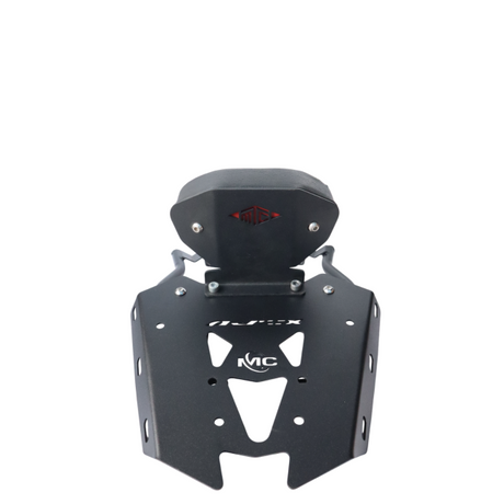 Motocare CNC Carrier with Backrest for Yamaha Aerox 155