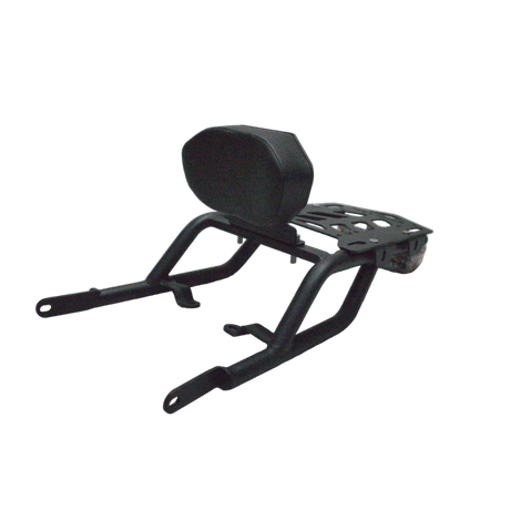 MotoCare CNC carrier with backrest Himalayan 411 black