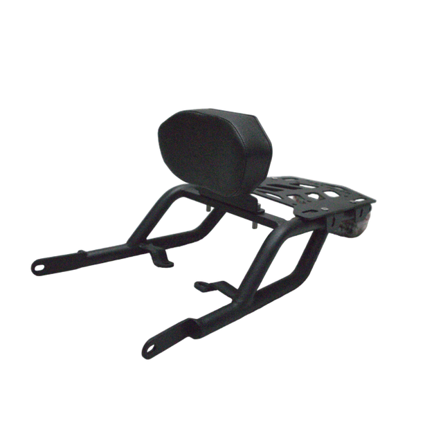 MotoCare CNC carrier with backrest Himalayan 411 black