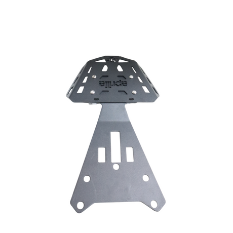 Aprilia RS 457 CNC carrier plate rear rack installed
