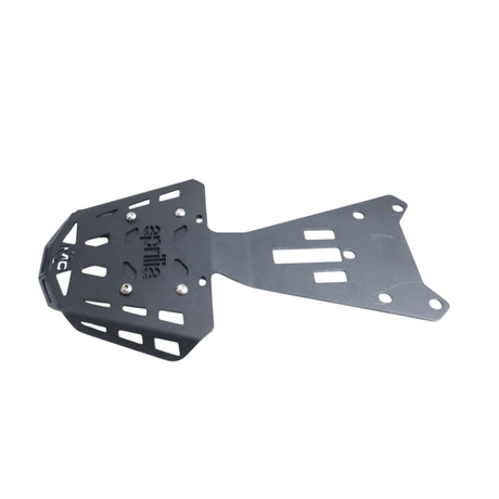 Aprilia RS 457 CNC carrier plate rear rack installed