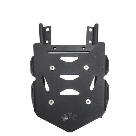 Motocare CNC Carrier with Plate for Royal Enfield Continental GT 650 | Ergonomic Backrest & Luggage Platform