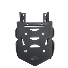 MotoCare CNC Carrier with Plate for Royal Enfield Continental GT 650 | Ergonomic Backrest & Luggage Platform