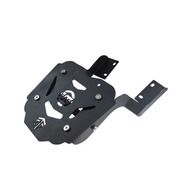 MotoCare CNC Carrier with Plate for Royal Enfield Interceptor 650 rear luggage rack mount accessory