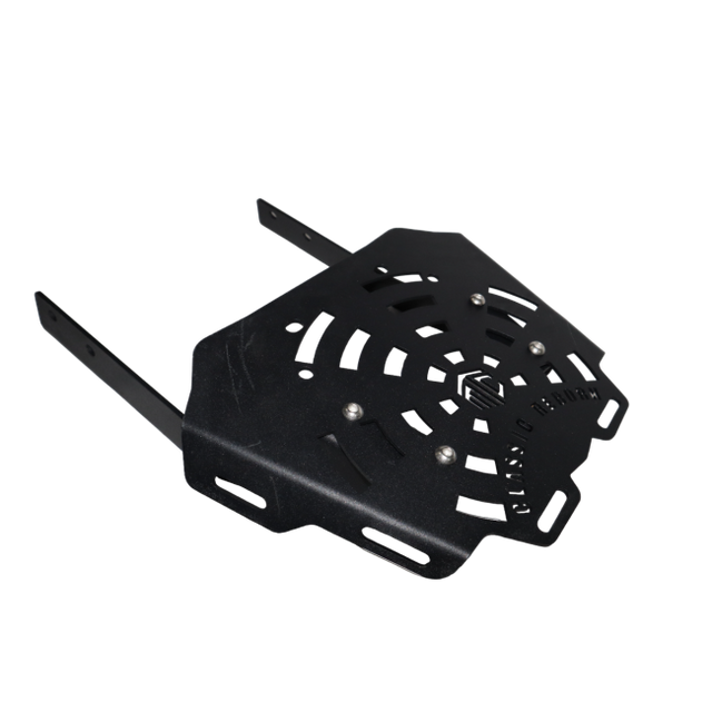 MotoCare CNC carrier with plate for Royal Enfield Classic 350 Reborn