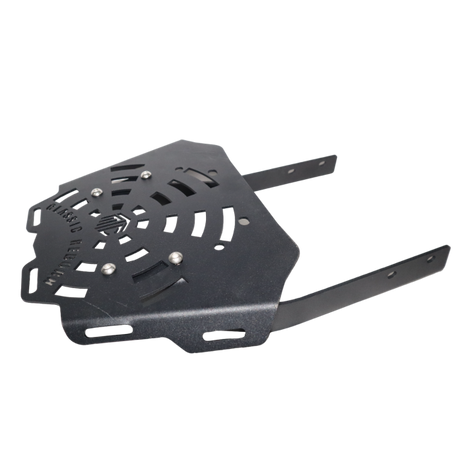 MotoCare CNC carrier with plate for Royal Enfield Classic 350 Reborn