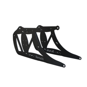 Motocare CNC saddle stay on Benelli TRK 251