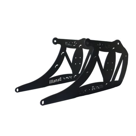 Motocare CNC saddle stay on Benelli TRK 251