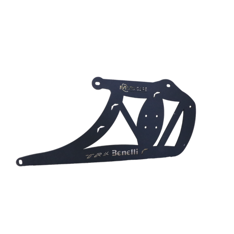 Motocare CNC saddle stay on Benelli TRK 251