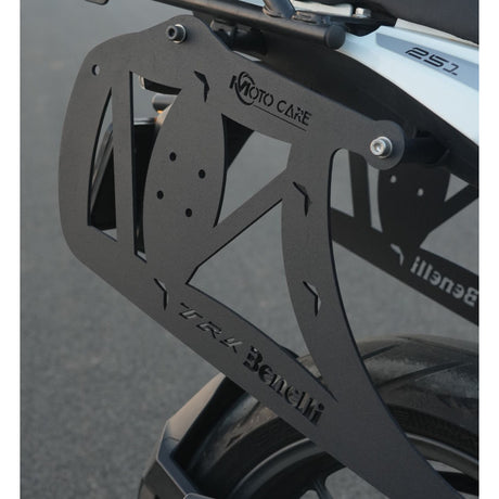 Motocare CNC saddle stay on Benelli TRK 251