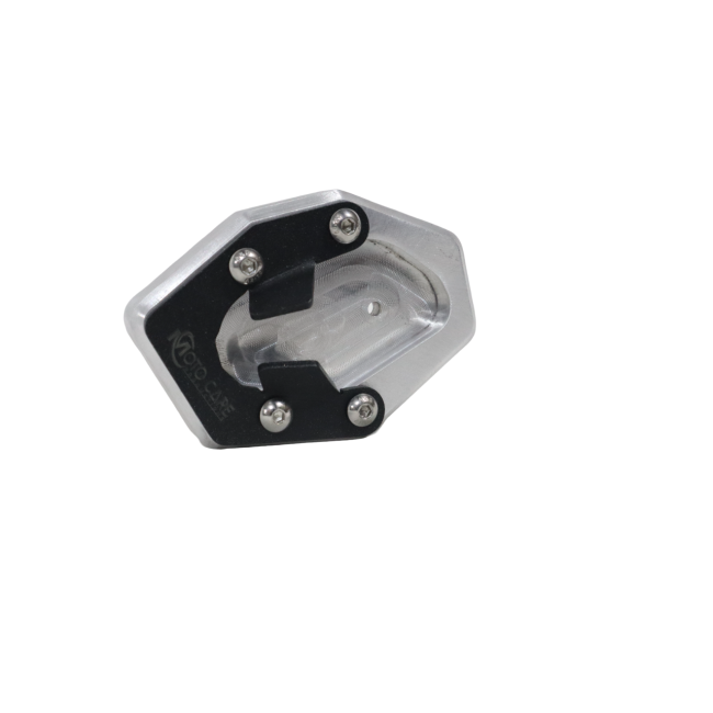 MotoCare CNC side stand extender Himalayan 450 installed