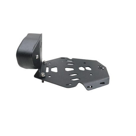 MotoCare CNC Carrier with Backrest for TVS Apache RTX 300 Rear Luggage Rack