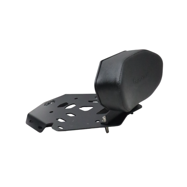 MotoCare CNC Carrier with Backrest for TVS Apache RTX 300 Rear Luggage Rack