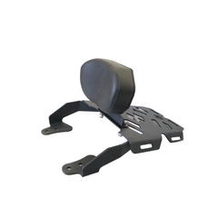 motocare backrest carrier pulsar n160 cnc plate