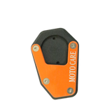 MotoCare CNC side stand extender orange KTM Adventure 250 390 foot enlarger plate