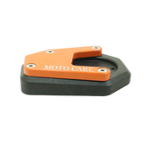 MotoCare CNC side stand extender orange KTM Adventure 250 390 foot enlarger plate